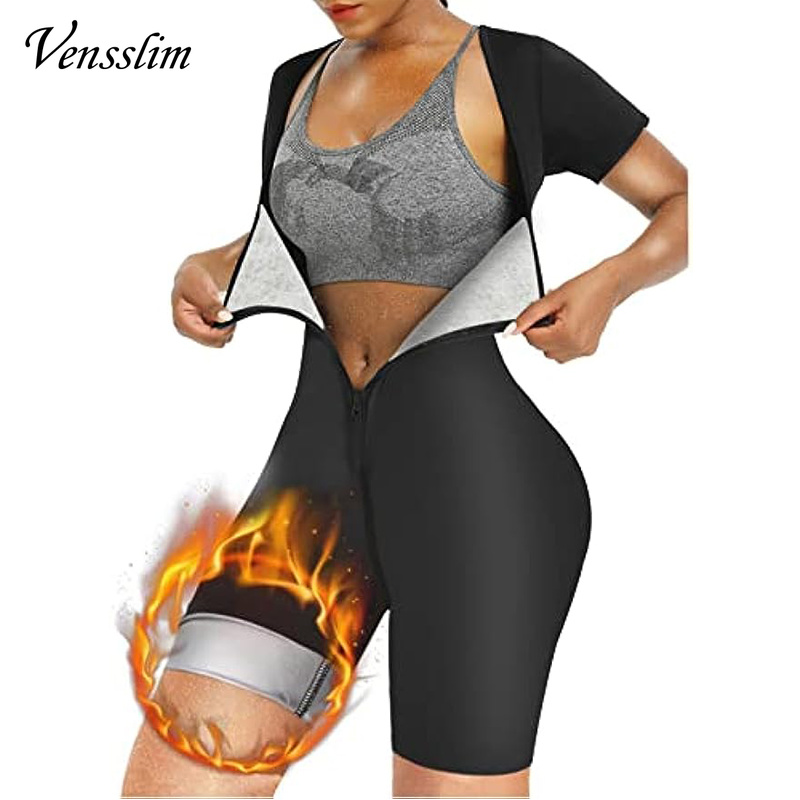 Shapewear Bodysuit Firm - Vensslim 풀 바디 셰이퍼 사우나 스웨트