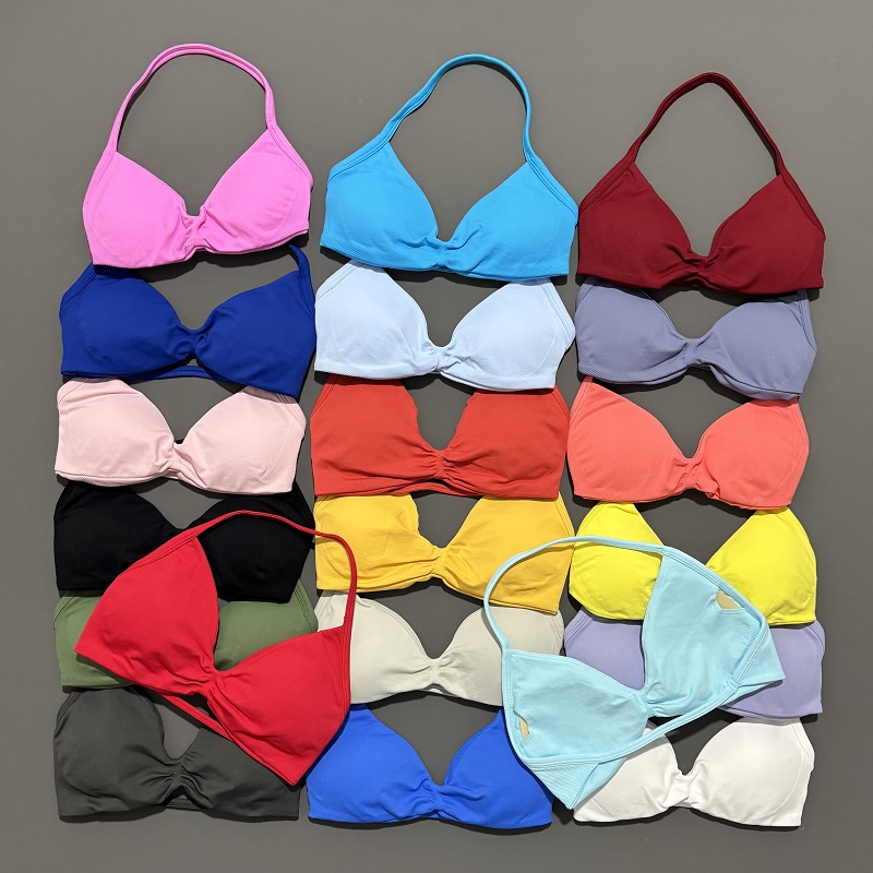 스포츠 스트래피 브라 요가 언더웨어 여성용 짐 탑 러닝 - Sports Bra High Impact 리뷰 및 가격
