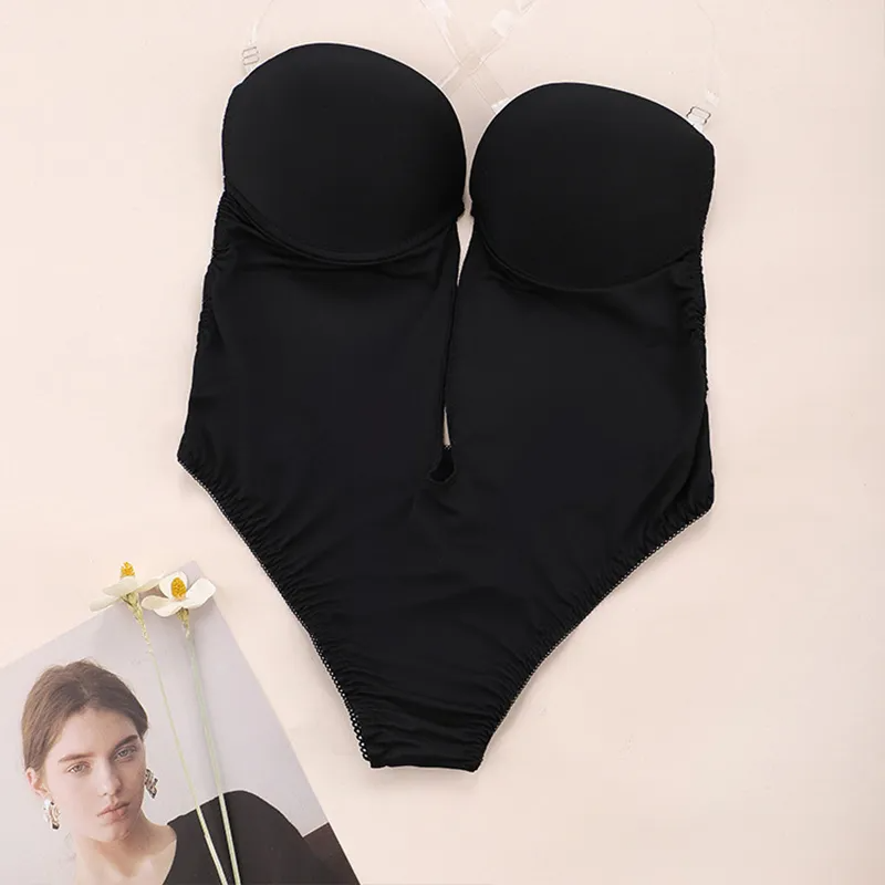 여성용 바디 쉐이퍼 브라 백리스 바디수트 끈없는 보정속 - Shapewear Bodysuit Firm 리뷰 및 가격