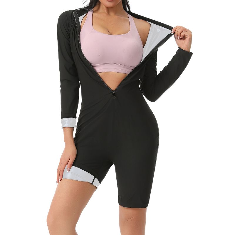 여성용 핫 써멀 지방 연소 쉐이퍼 사우나 슈트 바디수트 - Shapewear Bodysuit Firm 리뷰 및 가격