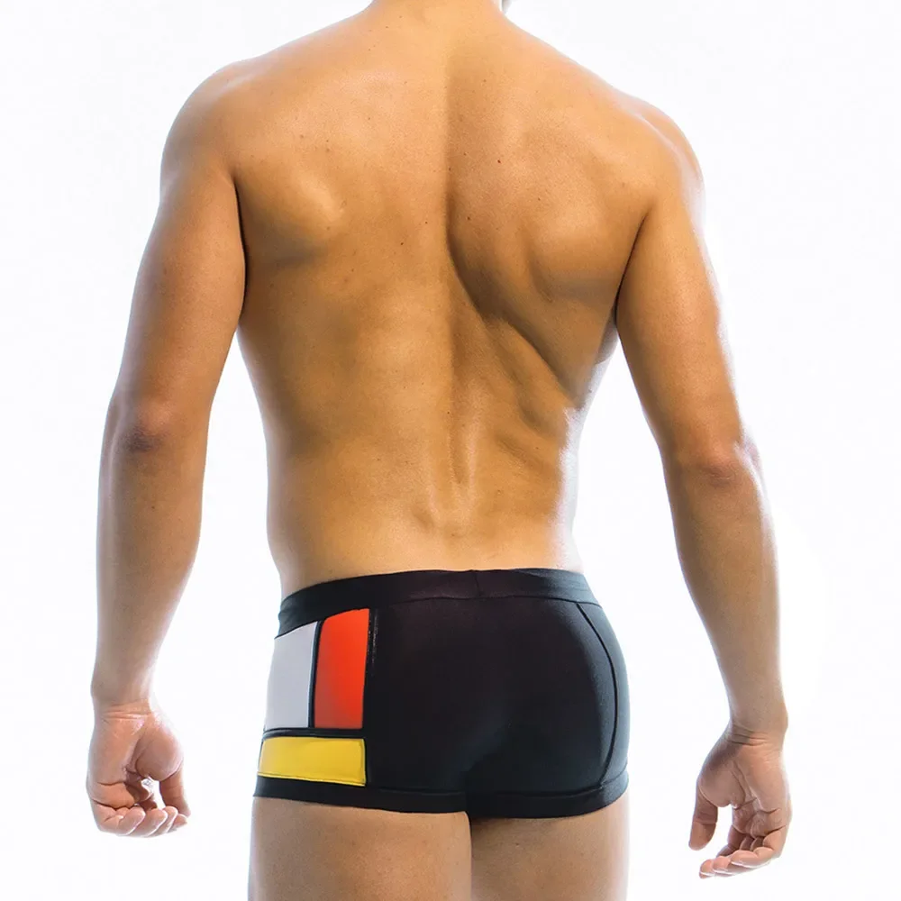 남성용 컬러 블록 수영 브리프 복서 수영복, 서핑 반바 - Boyshort Underwear 리뷰 및 가격