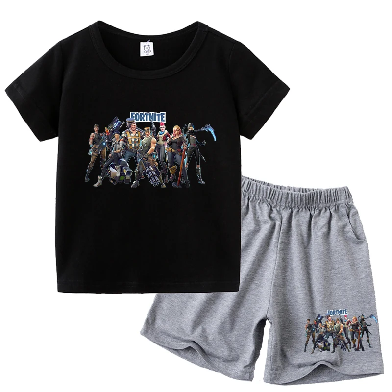 FortnitesT-셔츠 반바지 소년 소녀 티셔츠 바지 - Boyshort Underwear 리뷰 및 가격